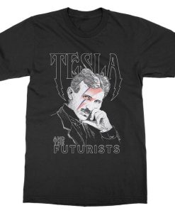 Tesla David Bowie Parody T-Shirt