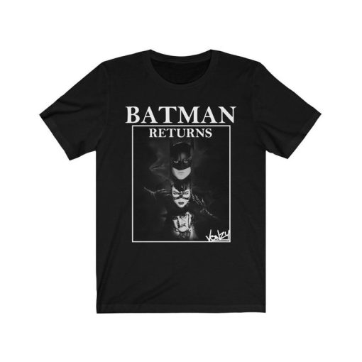 Batman Returns retro movie tshirt