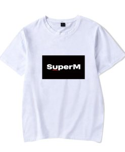 Kpop Boy Band Idol Super M Fans Tee Tshirt