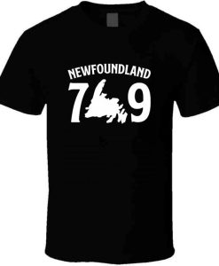 Newfoundland 7 Island 9 All White Tshirt
