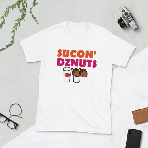 Sucon' Dznuts parody funny Short-Sleeve Unisex T-Shirt