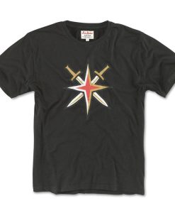 Vegas Golden Knights Black Brass Tacks T-Shirt