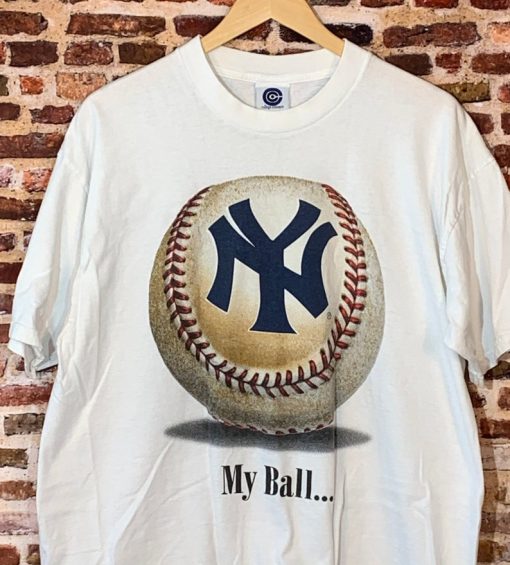 Vintage 90's New York Yankees My Ball Tshirt