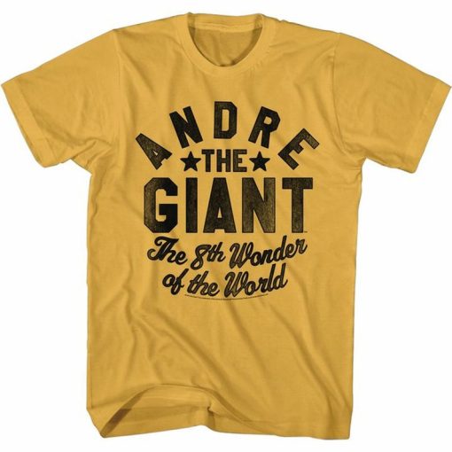 Andre The Giant 8th Wonder of the World Tshirt
