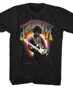 Jimi Hendrix Jimi Hendrix Black Adult T-Shirt