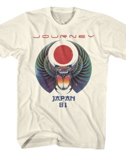 Journey Japan '81 Natural Adult T-Shirt