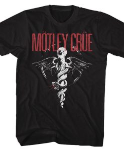 Motley Crue Classic Dr. Feelgood Black Adult T-Shirt