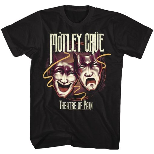 Motley Crue Classic Theater Of Pain Black Adult T-Shirt