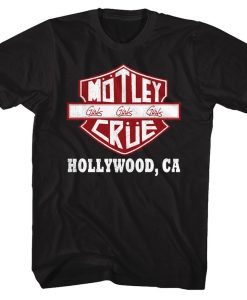 Motley Crue Crue Sign Black Adult T-Shirt
