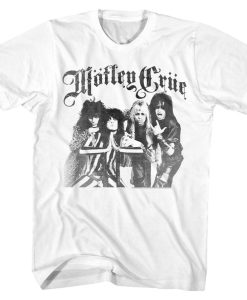 Motley Crue Motley White Adult T-Shirt