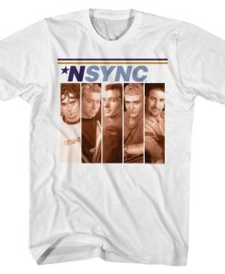 NSYNC Boxes White Adult T-Shirt