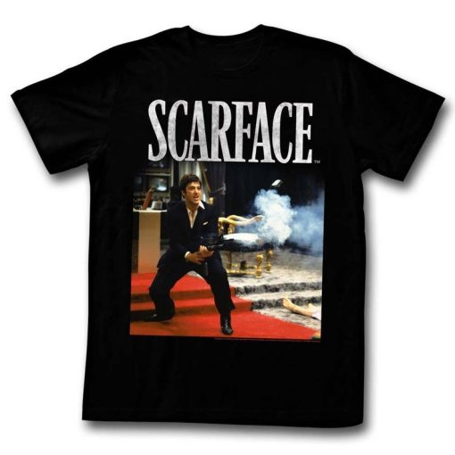 Scarface Hello Friend Black T-Shirt