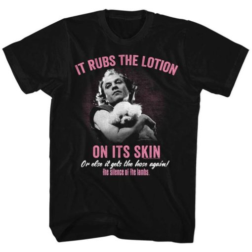Silence of the Lambs Lotion Black Adult T-Shirt