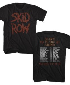 Skid Row Sttg 91 Black Adult T-Shirt Twoside