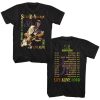 Stevie Ray Vaughan Live Alive Tour Black Adult T-Shirt Twoside