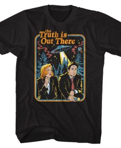 The X-Files Retro Book Cover Black Adult T-Shirt