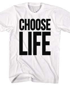 Wham Choose Life White Adult T-Shirt