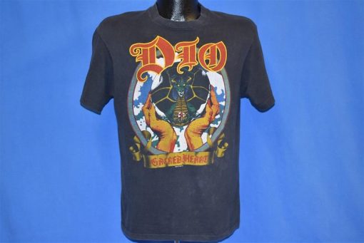 80s Dio Sacred Heart Album Tour 1985 Denzil Dragon t-shirt