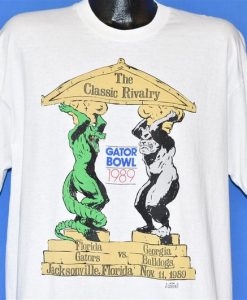 Gator Bowl 1989 Florida Georgia Bulldogs Classic Rivalry College Football t-shirt