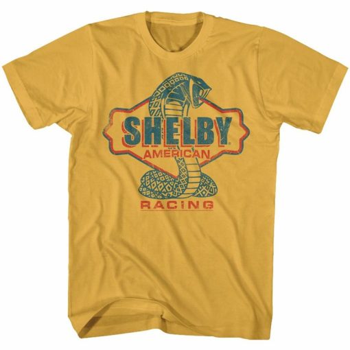 Carroll Shelby Motors Shelby Old Sign Style Ginger T-Shirt
