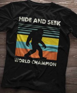 Bigfoot Hide and Seek World Champion Camping Shirt