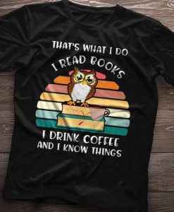 Books and Coffee Shirt