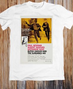 Butch Cassidy And The Sundance Kid 1960s Retro Movie Poster Unisex T Shirt