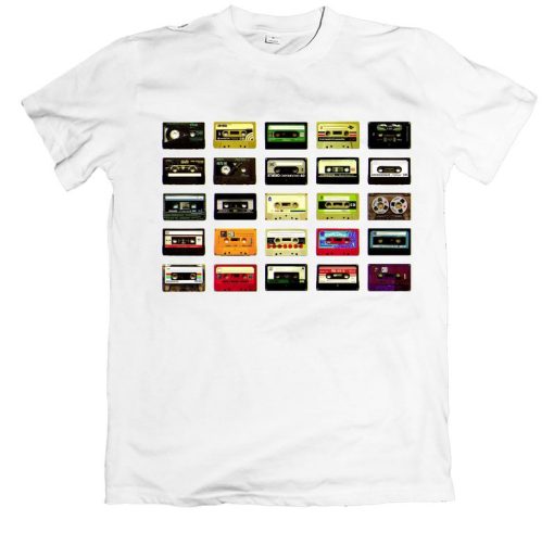 Cassette Tape Vintage 60s 70s 80s 90s Retro Music Unisex T Shirt