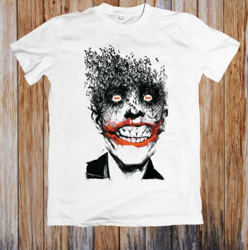 Comics Batman Joker Face Of Bats Unisex T Shirt