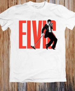 Elvis Presley Singing Retro Unisex T Shirt
