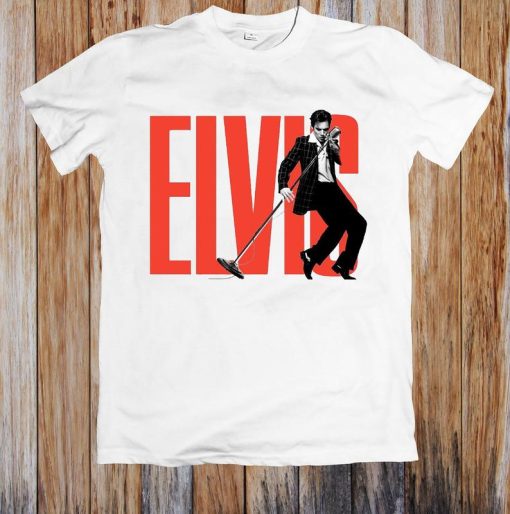 Elvis Presley Singing Retro Unisex T Shirt