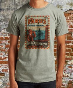 Faros tabacalera mexicana vintage inspired T-shirt
