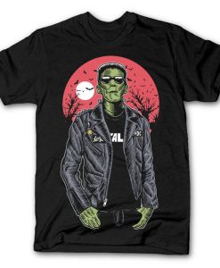 Frankenstein,punk rock , tee shirt