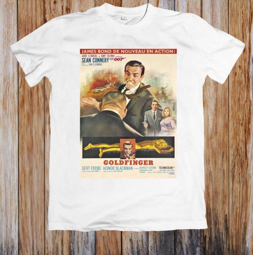 Goldfinger 1960s Retro Movie Poster Unisex T Shirt