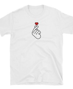 Kpop Finger Heart Short-Sleeve Unisex T-Shirt