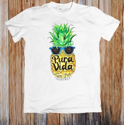 Live Free Pura Vida Costa Rica Funny Unisex T Shirt