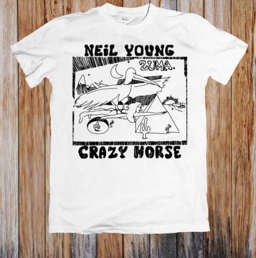Neil Young Crazy Horse Zuma Folk Rock Retro Unisex T Shirt