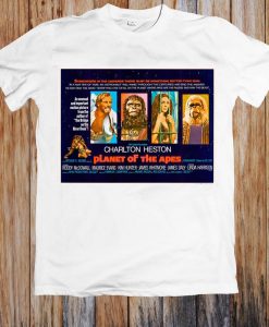 Planet Of The Apes 1960s Retro Movie Poster Unisex T Shirt