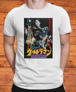 Retro Ultraman Poster Inspired by Japanese Movie tshirt