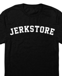 Seinfeld Shirt Jerk Store Varsity Lettering - George Costanza Funny Tee - Retro 90s Graphic Tee