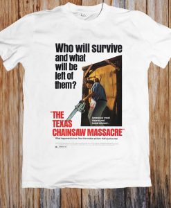 The Texas Chainsaw Massacre 1970s Retro Movie Poster Unisex T Shirt