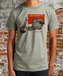 Vintage Lambretta motor scooter T-shirt