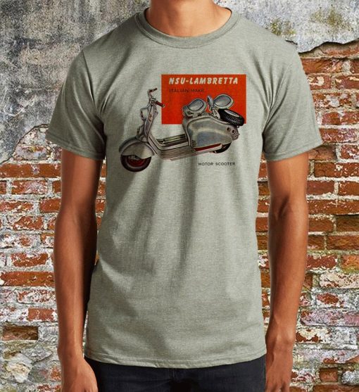 Vintage Lambretta motor scooter T-shirt