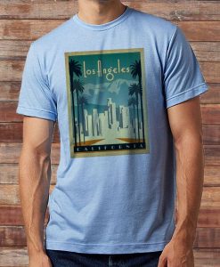 Welcome to Los Angeles CA- Art Deco Tee