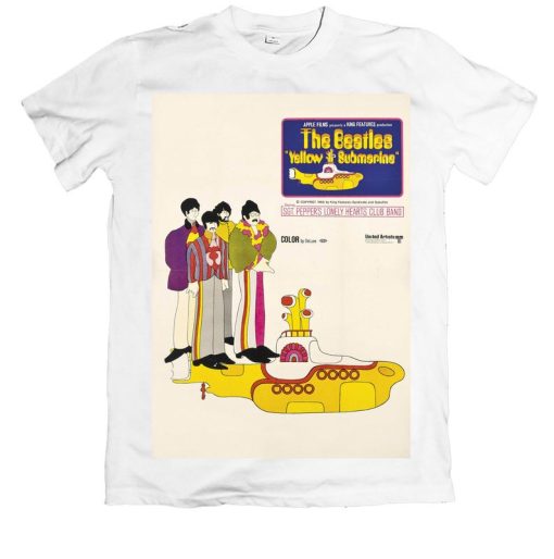 Yellow Submarine 1960s Retro Movie Poster Unisex T Shirt