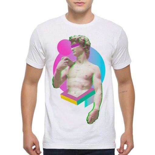 David by Michelangelo Modern Art T-Shirt