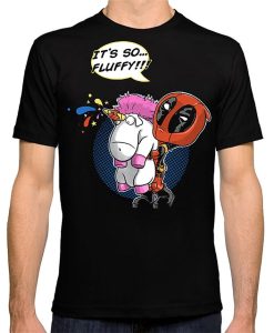 Deadpool with Unicorn Funny T-Shirt