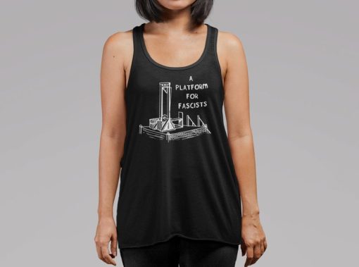 Guillotine A Platform for Fascists Tank Top