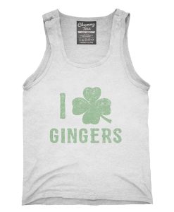 I Love Gingers Funny Irish Redhead Tank top