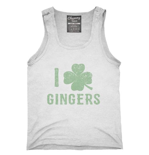 I Love Gingers Funny Irish Redhead Tank top